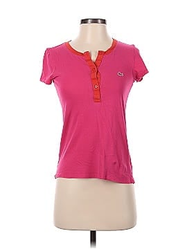 Lacoste Short Sleeve Henley (view 1)