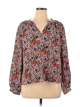 Madewell x Karen Walker Long Sleeve Blouse (view 1)