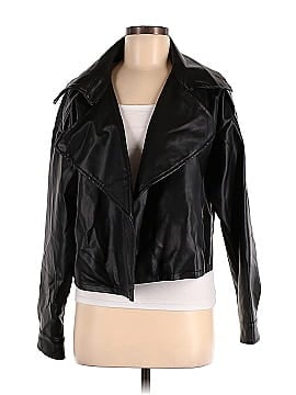 Princess Polly Faux Leather Jacket (view 1)