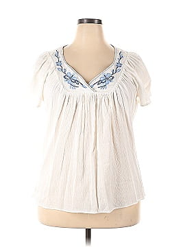 Just My Size Short Sleeve Blouse (view 1)