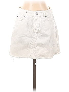 Zara Basic Denim Skirt (view 1)