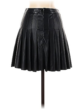 Topshop Faux Leather Skirt (view 2)