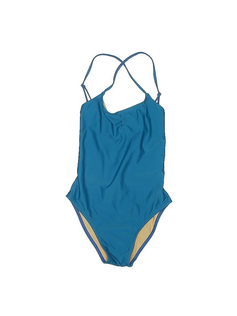 Click to view more detailed imagery on our partner's website Pre-owned Daisy One Piece Swimsuit In Blue