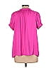Catherine Malandrino 100% Polyester Pink Short Sleeve Blouse Size L - photo 2