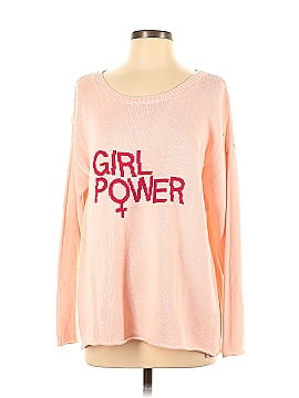Pink Pineapple Pullover Sweater (view 1)