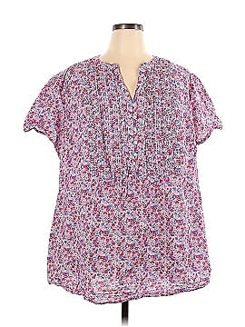 Woman Within Short Sleeve Blouse (view 1)