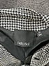 Carlisle 100% Cotton Houndstooth Gray Blazer Size 10 - photo 3