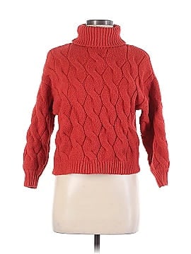 Line & Dot Turtleneck Sweater (view 1)