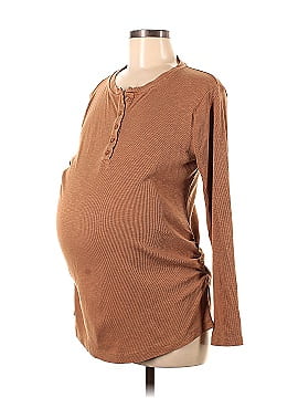 Gap - Maternity Long Sleeve Henley (view 1)