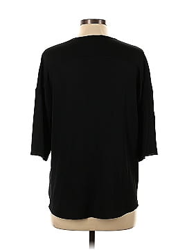 Vince. Short Sleeve Silk Top (view 2)