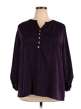 Croft & Barrow Long Sleeve Blouse (view 1)