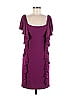 Joseph Ribkoff Burgundy Cocktail Dress Size 4 - photo 1