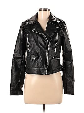 Love Tree Faux Leather Jacket (view 1)