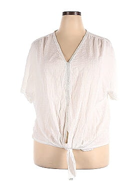 Max Studio Short Sleeve Blouse (view 1)