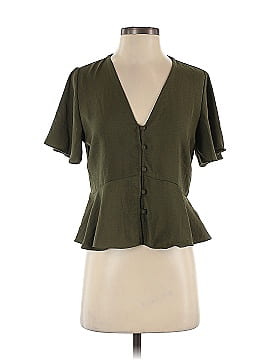 Topshop Short Sleeve Blouse (view 1)