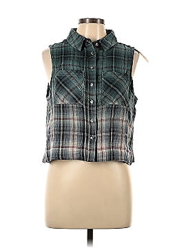 Natural Life Sleeveless Button-Down Shirt (view 1)