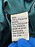 MIKAEL AGHAL 100% Polyester Solid Teal Cocktail Dress Size 4 - photo 4