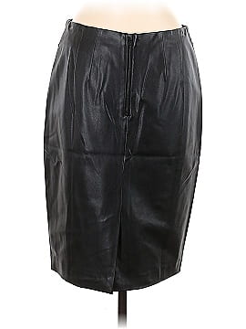 Ann Taylor Faux Leather Skirt (view 2)