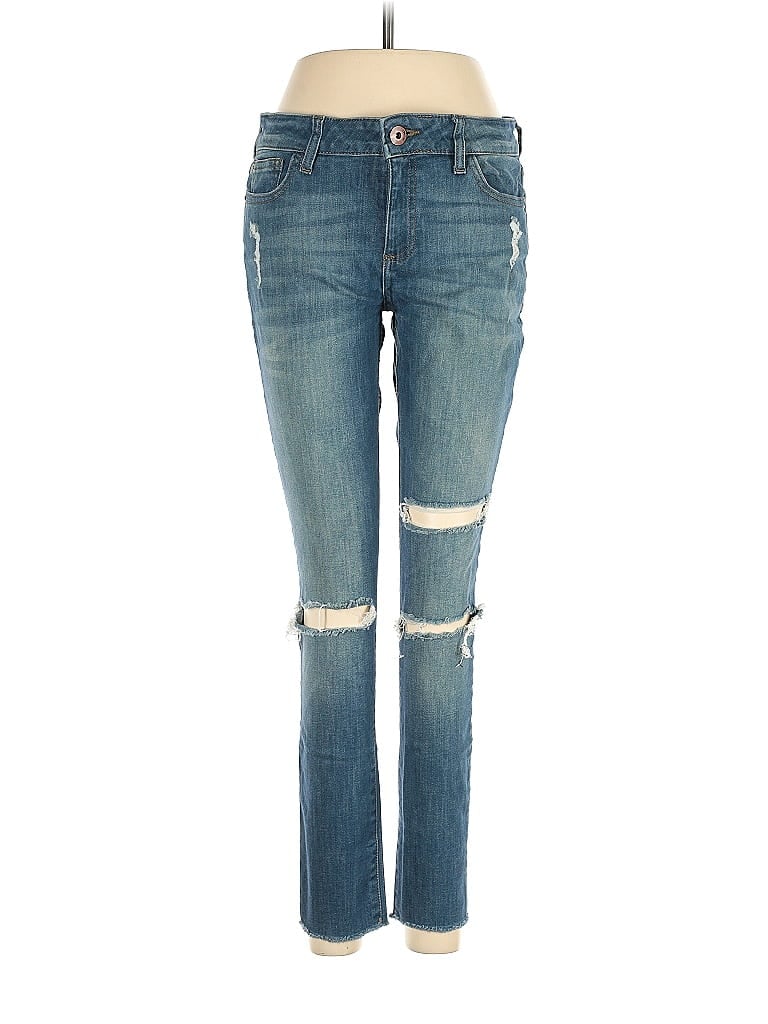 Margaux Hearts Blue Jeans Size 28 waist - photo 1
