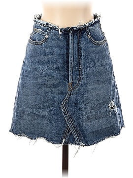 Zara Denim Skirt (view 1)