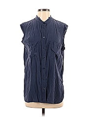 Equipment Short Sleeve Silk Top