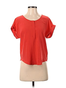 Joie Short Sleeve Silk Top (view 1)