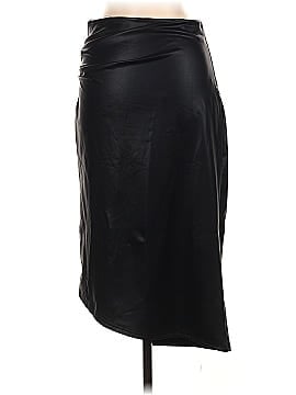 Edit By Nine Faux Leather Skirt (view 2)