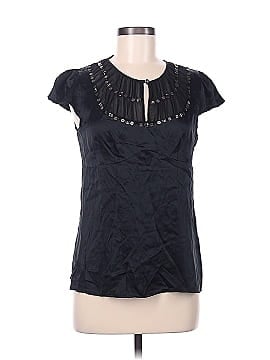 Nanette Lepore Short Sleeve Silk Top (view 1)