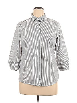 Liz Claiborne Career 3/4 Sleeve Button-Down Shirt (view 1)