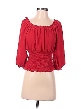 1.State 3/4 Sleeve Blouse (view 1)