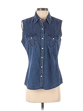 True Religion Sleeveless Button-Down Shirt (view 1)