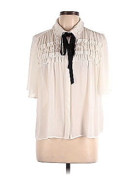 Zara Basic Short Sleeve Blouse (view 1)