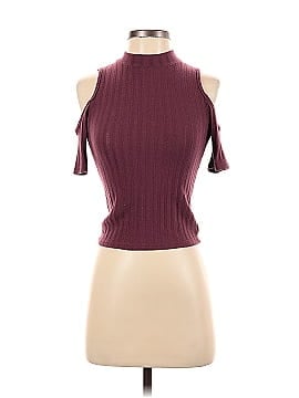 Kendall & Kylie Short Sleeve Turtleneck (view 1)