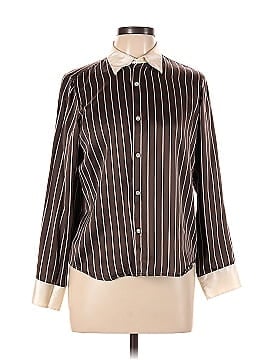 Lauren by Ralph Lauren Long Sleeve Silk Top (view 1)