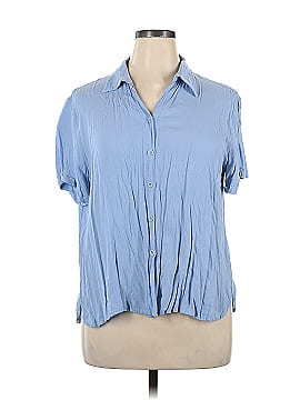 Poetsky Short Sleeve Button-Down Shirt (view 1)