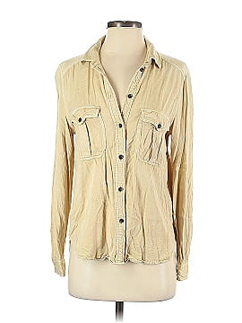 American Eagle Outfitters Long Sleeve Button-Down Shirt (view 1)