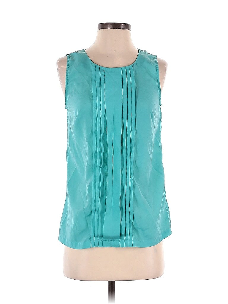 Pre-owned Merona Sleeveless Blouse In Blue
