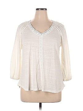 Cable & Gauge Long Sleeve Blouse (view 1)
