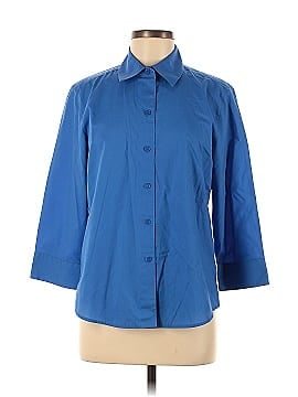 Foxcroft 3/4 Sleeve Button-Down Shirt (view 1)
