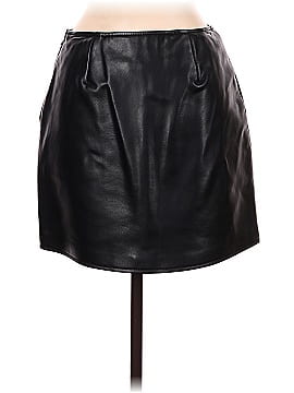 Max Studio Faux Leather Skirt (view 2)
