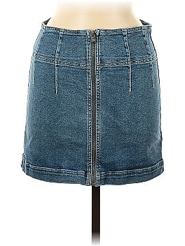 We the Free Denim Skirt (view 1)