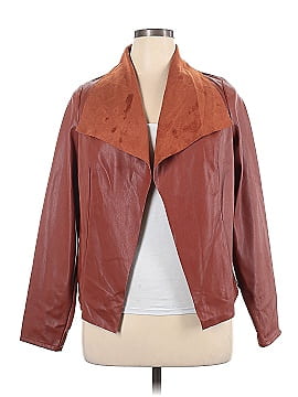 Morgan Taylor Faux Leather Jacket (view 1)