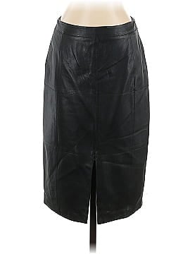 White House Black Market Leather Skirt (view 1)