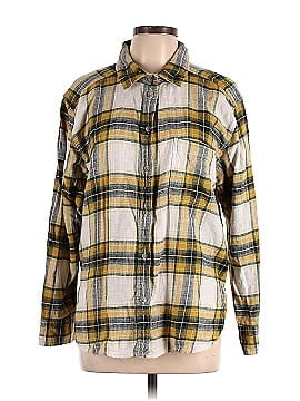 American Eagle Outfitters Short Sleeve Button-Down Shirt (view 1)