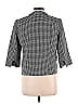 Carlisle 100% Cotton Houndstooth Gray Blazer Size 10 - photo 2