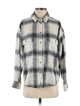 American Eagle Outfitters Long Sleeve Button-Down Shirt (view 1)