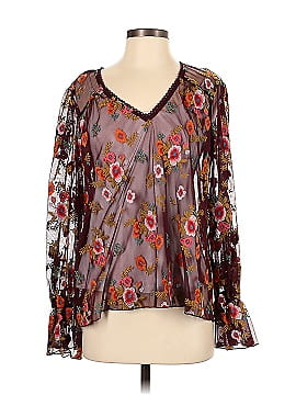 Feather Bone by Anthropologie Long Sleeve Blouse (view 1)