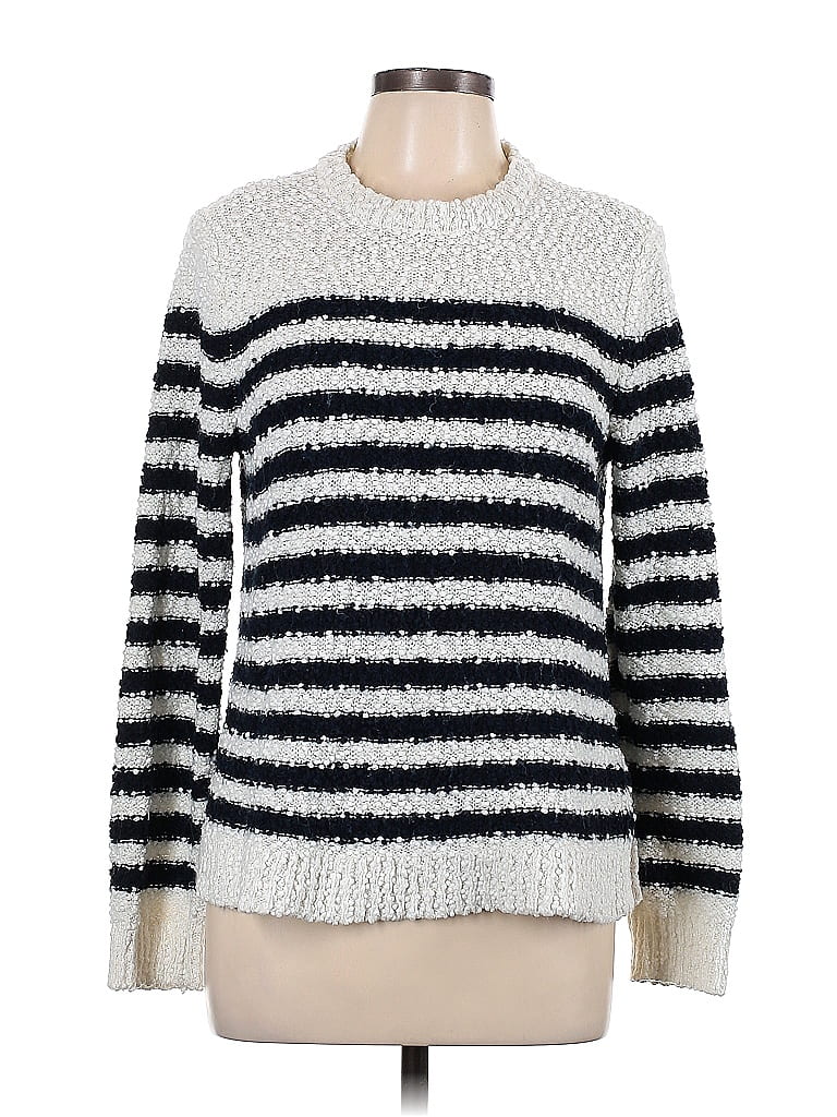 Pre-owned Marled By Reunited Pullover Sweater In Silver