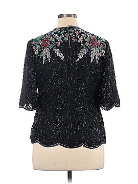 Laurence Kazar New York Short Sleeve Blouse (view 2)