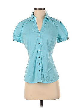 Express Design Studio Short Sleeve Button-Down Shirt (view 1)